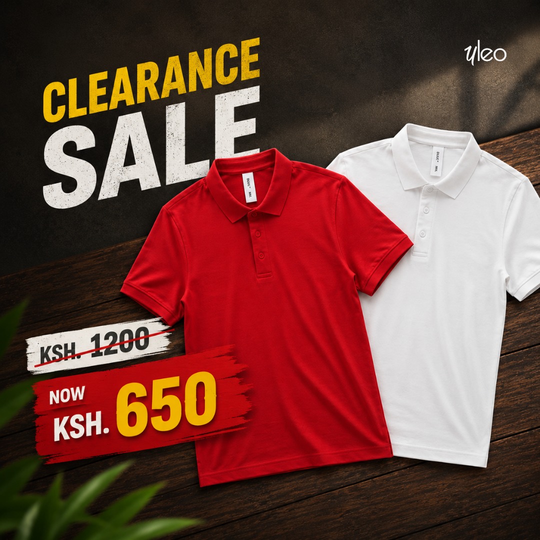 Nuru Polo in red and white on clearance